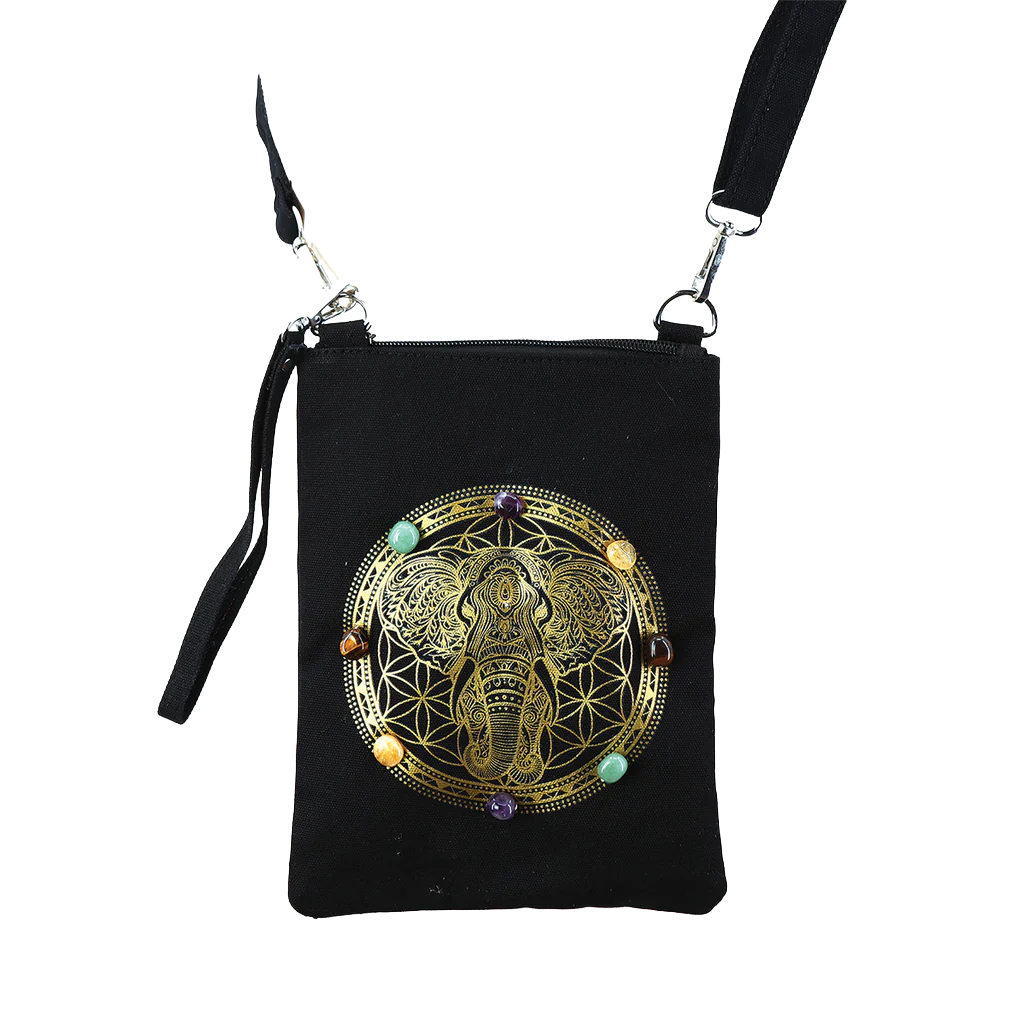Elephants & Crystals Crossbody
