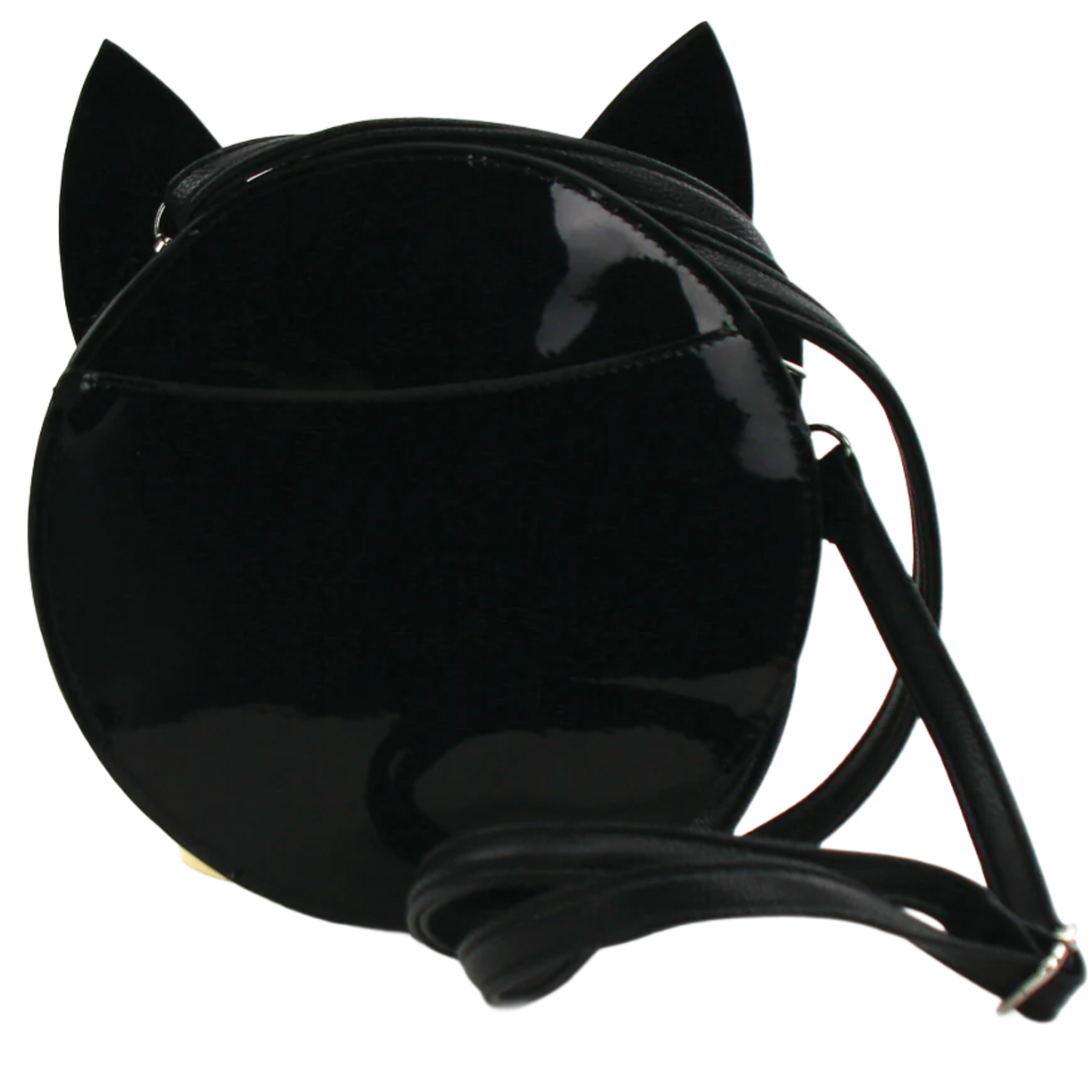Mystical Black Cat Face Crossbody