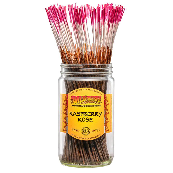 Wild Berry Raspberry Rose Incense (10 Sticks)
