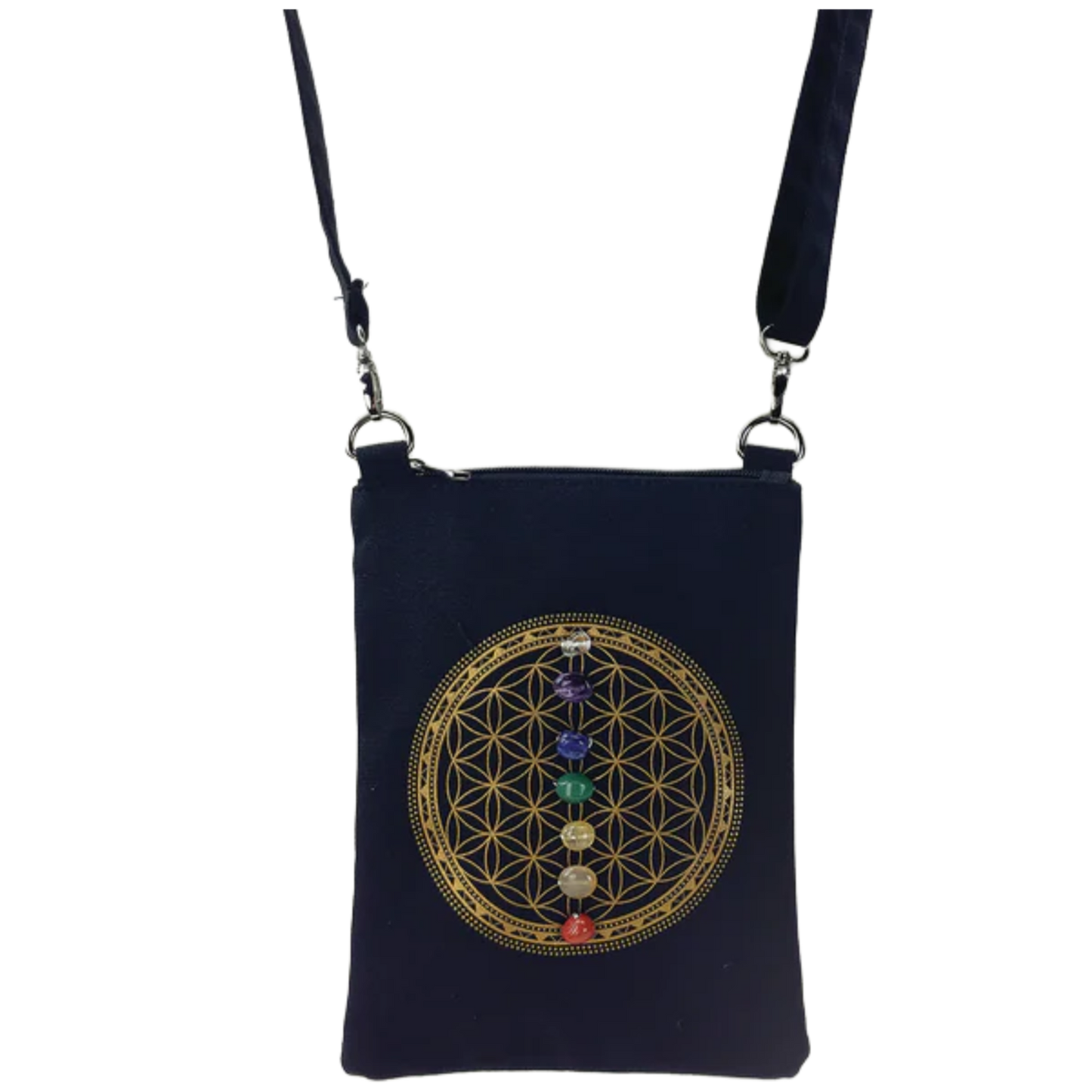 Sacred Geometry 7 Chakras Crossbody