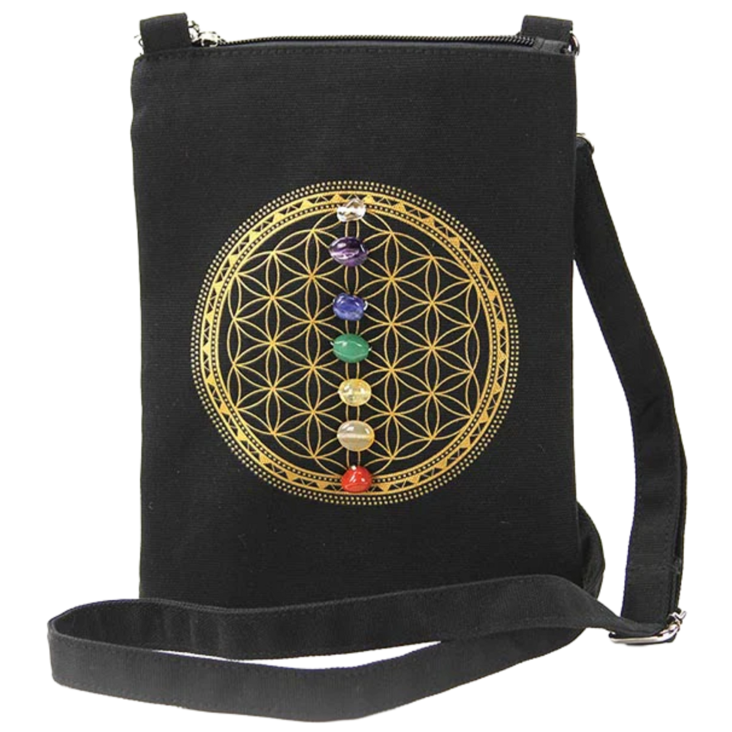 Sacred Geometry 7 Chakras Crossbody