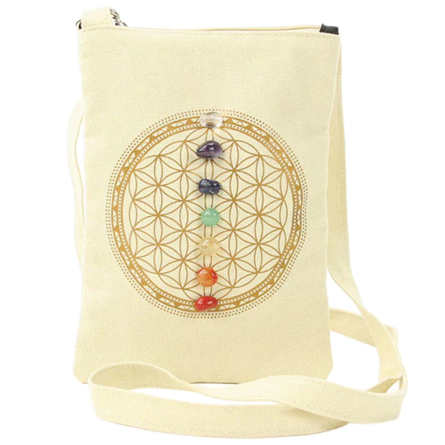 Sacred Geometry 7 Chakras Crossbody