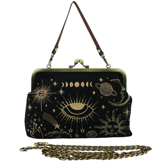 Celestial Kisslock Bag
