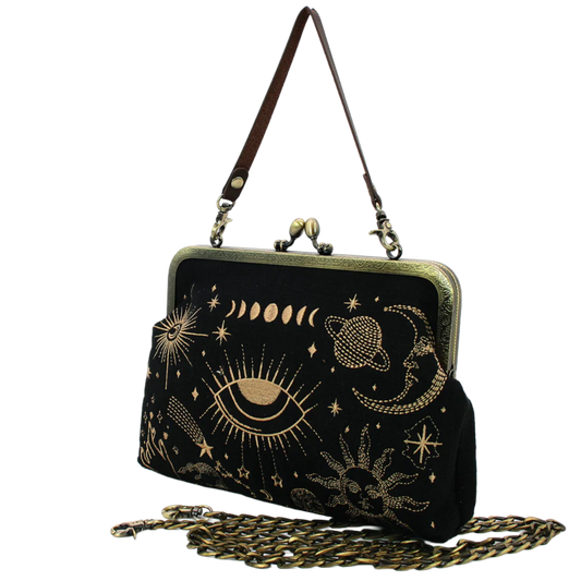 Celestial Kisslock Bag