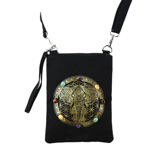 Elephants & Crystals Crossbody