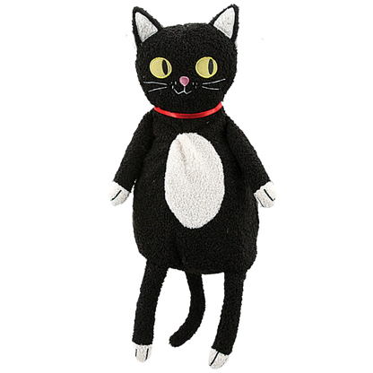 Furry Black Cat Backpack