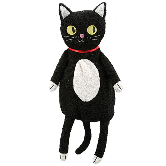 Furry Black Cat Backpack
