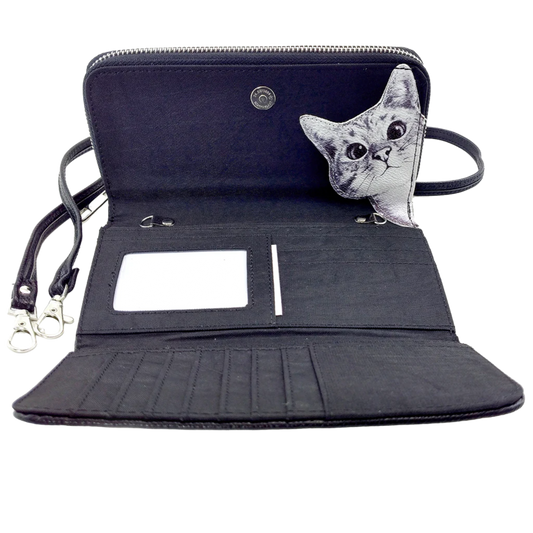 Peeking Cats Wallet