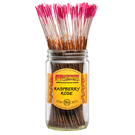 Wild Berry Raspberry Rose Incense (10 Sticks)