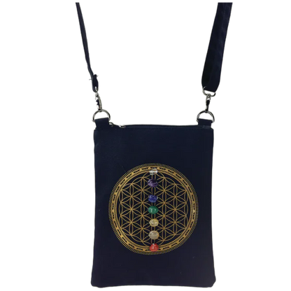 Sacred Geometry 7 Chakras Crossbody
