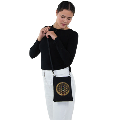 Sacred Geometry 7 Chakras Crossbody