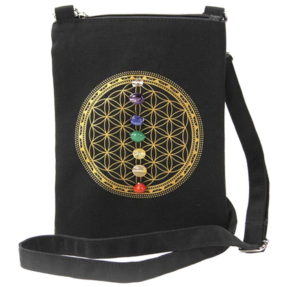 Sacred Geometry 7 Chakras Crossbody