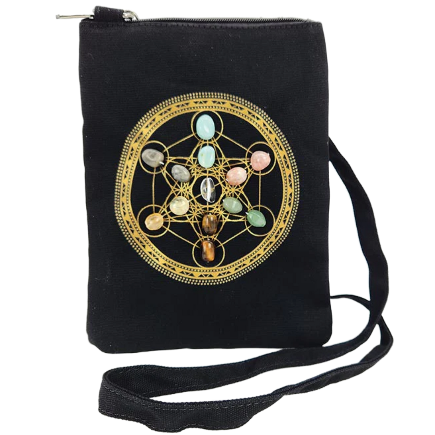 Sacred Geometry Luck Grid Crossbody