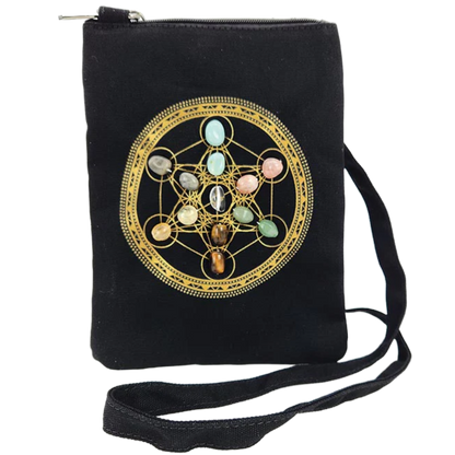 Sacred Geometry Luck Grid Crossbody