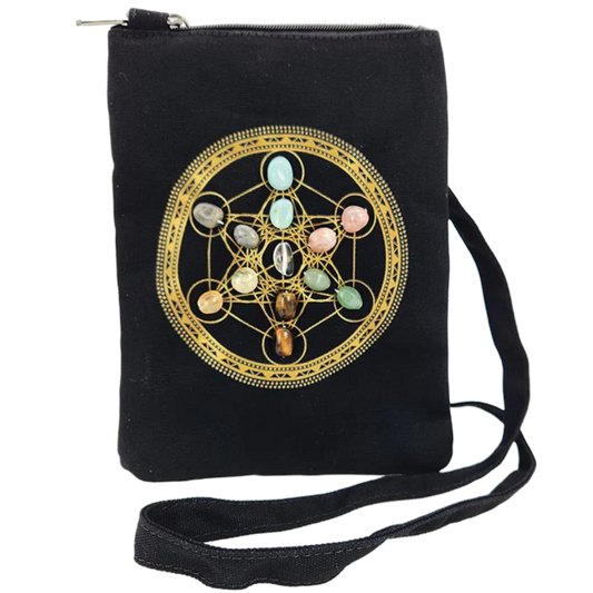 Sacred Geometry Luck Grid Crossbody
