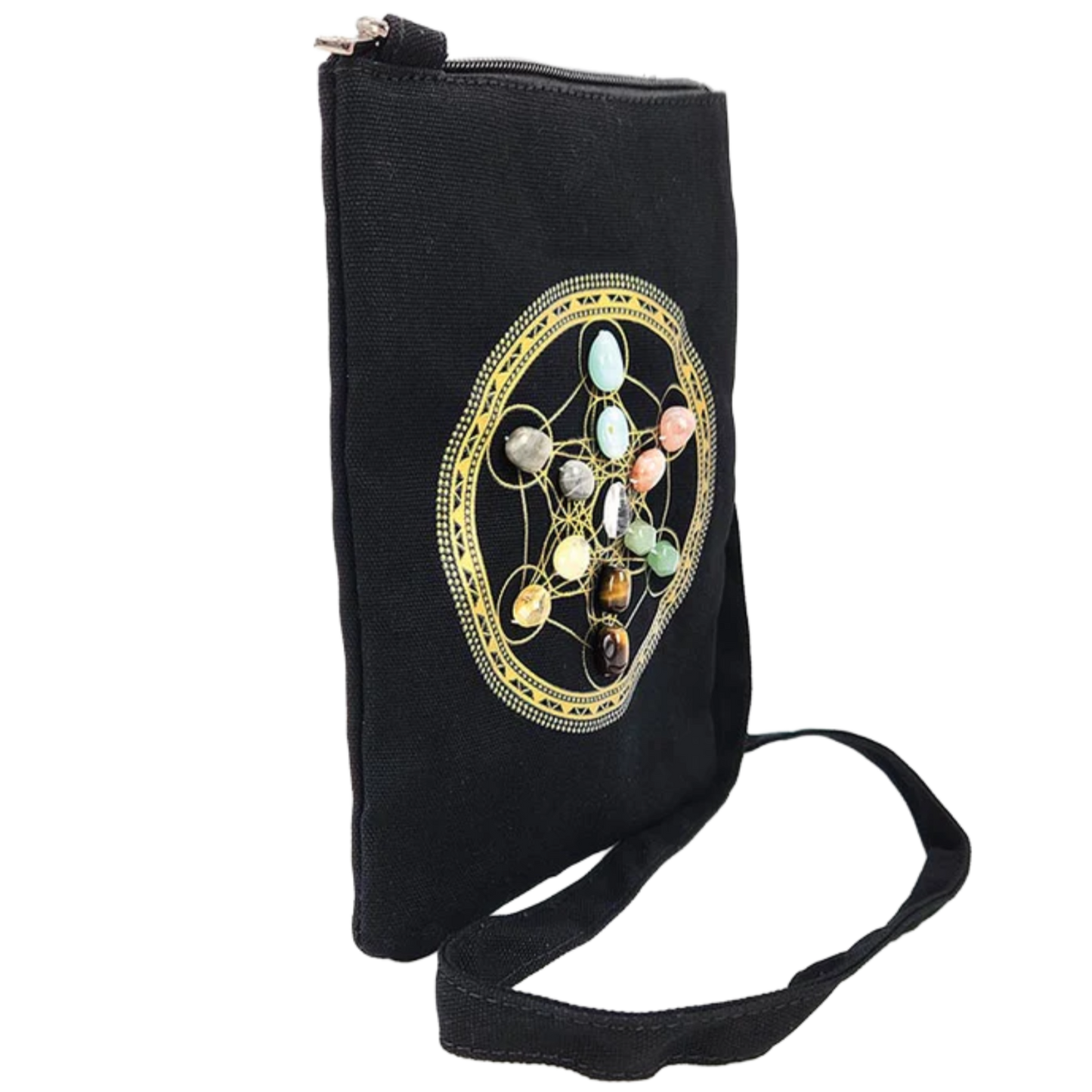 Sacred Geometry Luck Grid Crossbody