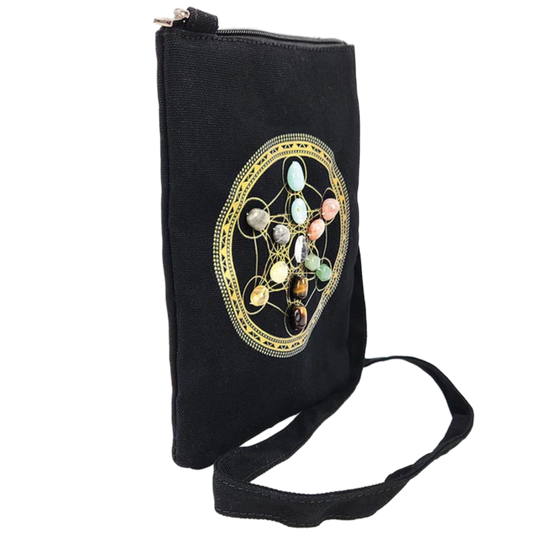 Sacred Geometry Luck Grid Crossbody
